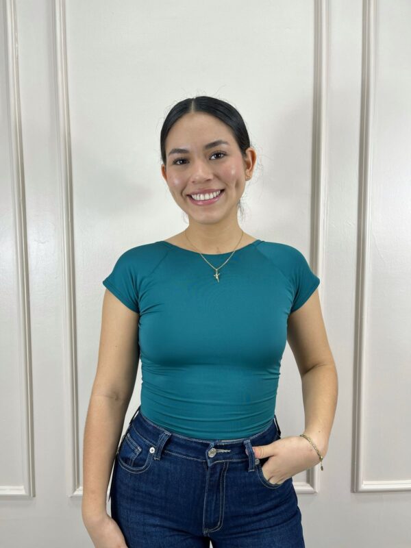 Top Cami Verde Esmeralda