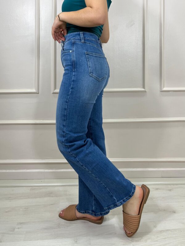 Wide Leg Stretch Claro Petite - Imagen 2