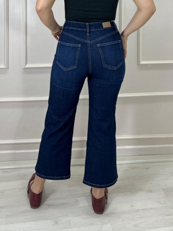 Wide Leg Crop Oscuro - Imagen 3