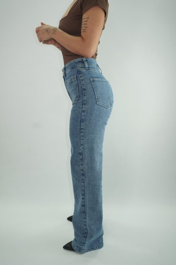 Jean Recto Pocket Claro - Imagen 2