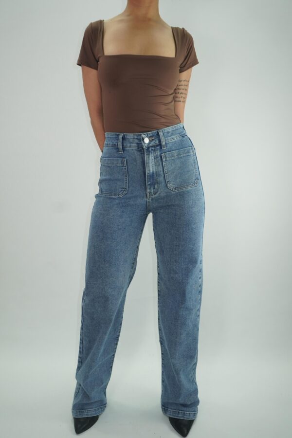 Jean Recto Pocket Claro