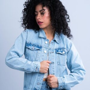 Chaqueta Jean Azul Claro