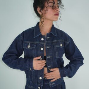 Chaqueta Jean Azul Oscuro