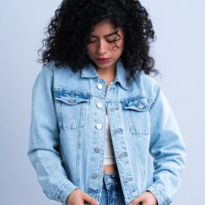 Chaqueta Jean Azul Claro
