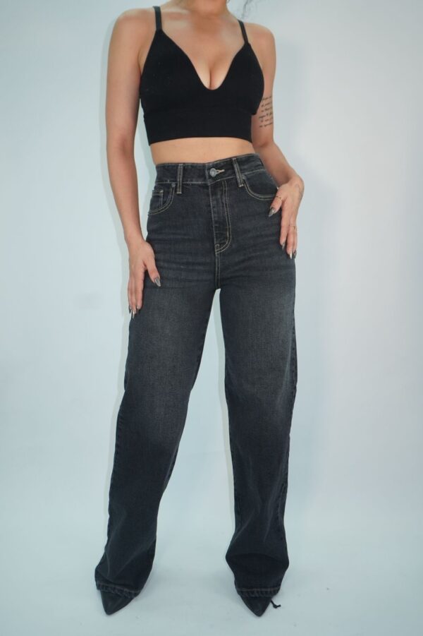 Wide Leg Clásico Negro