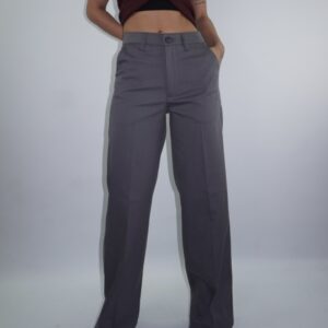 Pant Tela Lía Gris