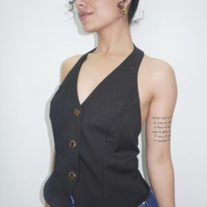 Vest Charlotte Negro