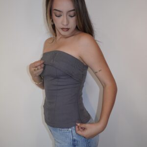 Top Zara Gris