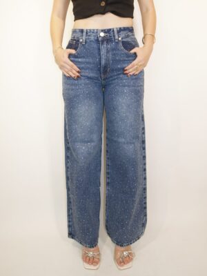 Wide Leg Brillos Oscuro
