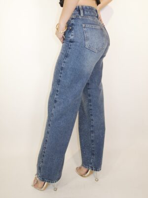 Wide Leg Brillos Oscuro