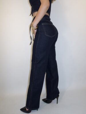 Wide Leg Jean Conjunto Lau