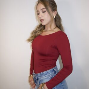 Body Manga Larga Vino