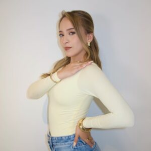 Body Manga Larga Amarillo