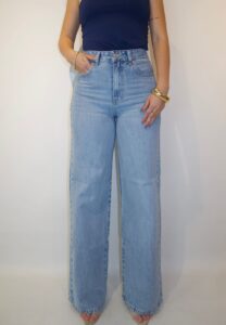 Wide Leg Comfort Azul Claro