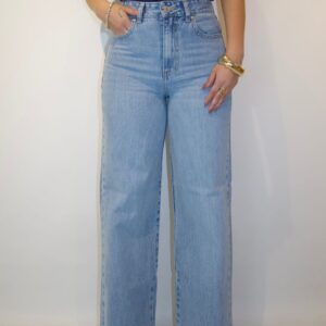 Wide Leg Comfort Azul Claro