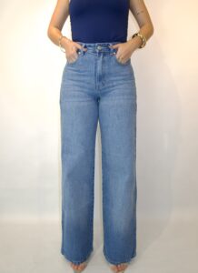 Wide Leg Comfort-Azul Medio