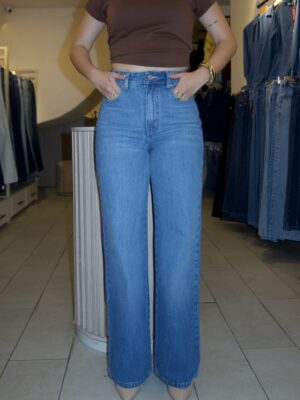 Wide Leg Comfort-Azul Medio