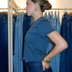 Top Azul Grisaceo