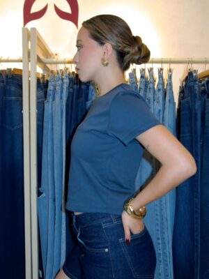 Top Azul Navy