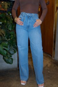 Wide Leg Con Correa - Tono Claro