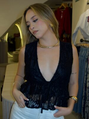 Blusa Mery - Negro
